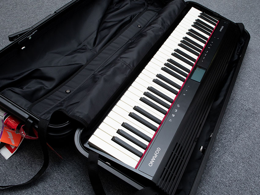 FP-90に愛用の61鍵盤キーボードを収納