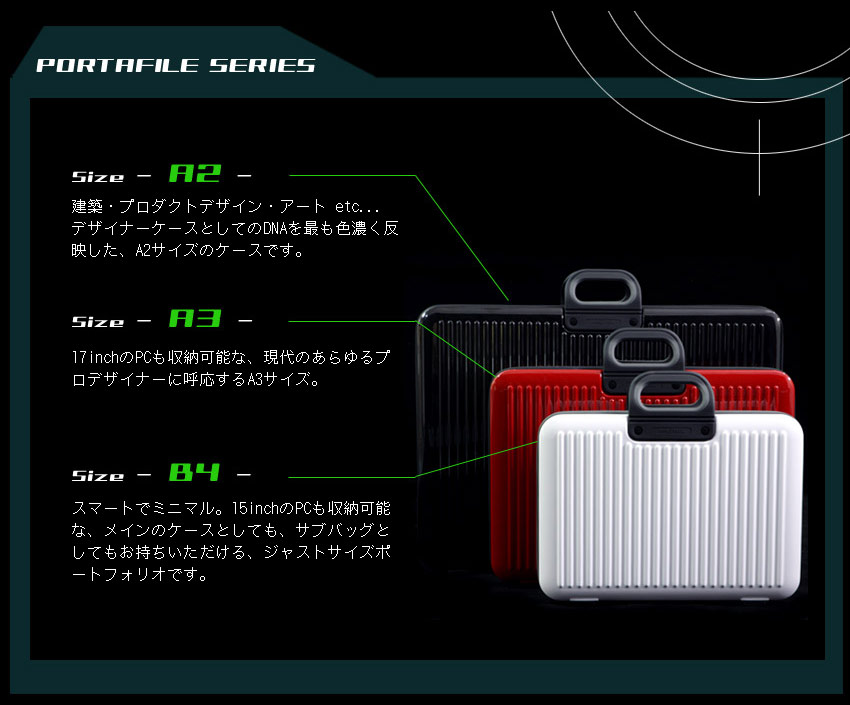 PORTAFILEサイズ