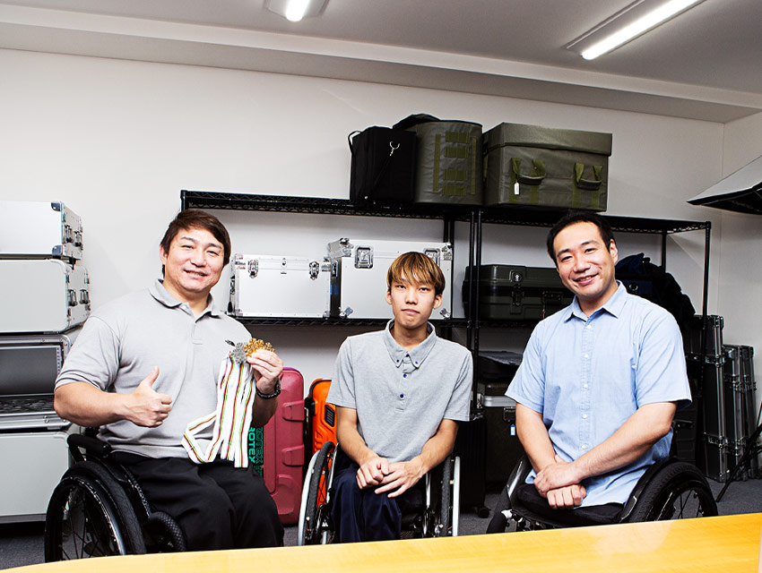 チェアスキー代表選手